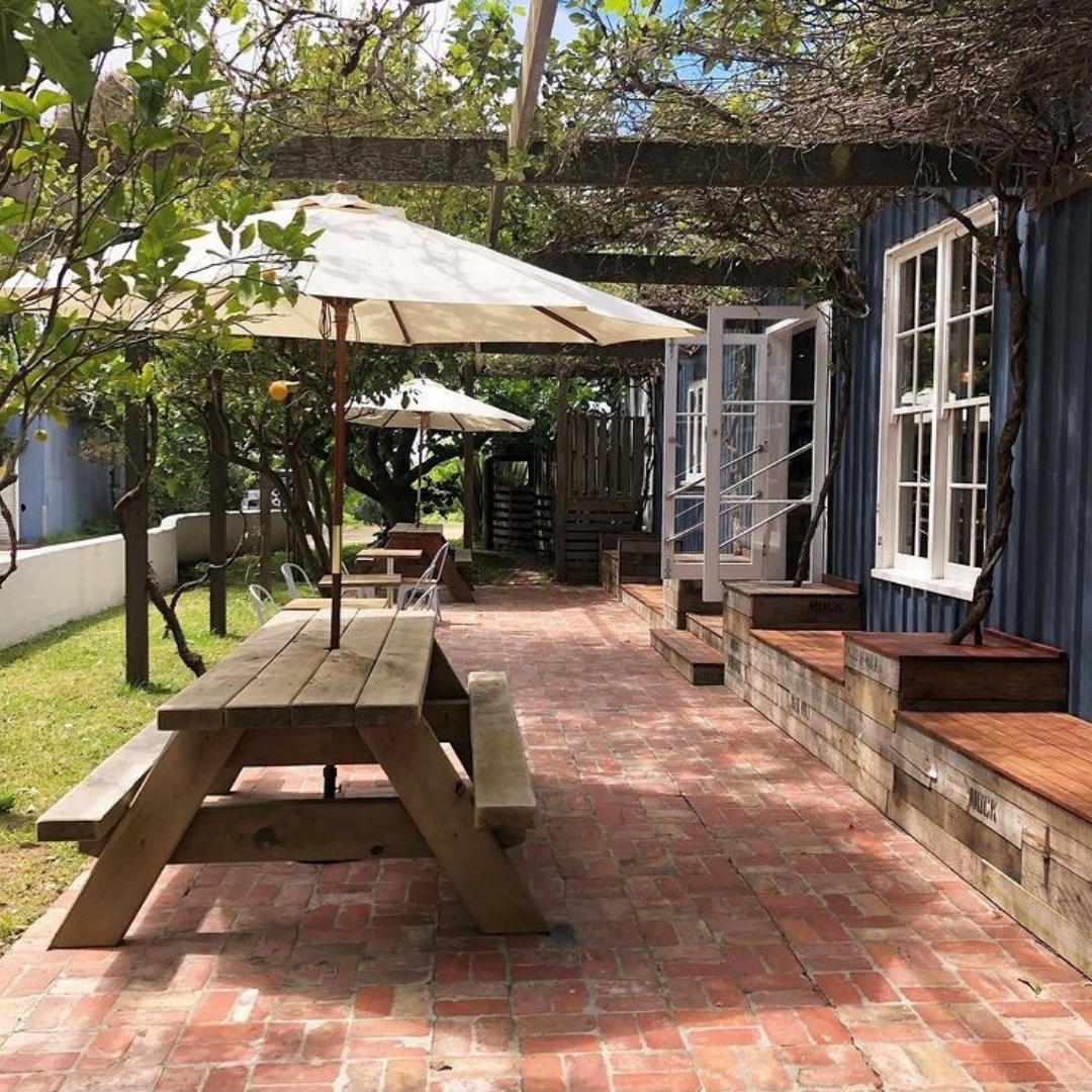 Cider Lounge courtyard